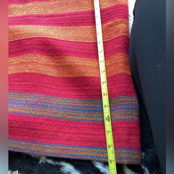 Vintage 1960’s Wool Tweed Magenta Sleeveless Dress. B31 - Picture 14 of 16